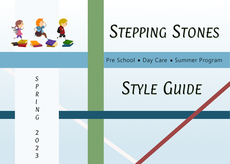 Picture of Stepping Stones style guide cover.